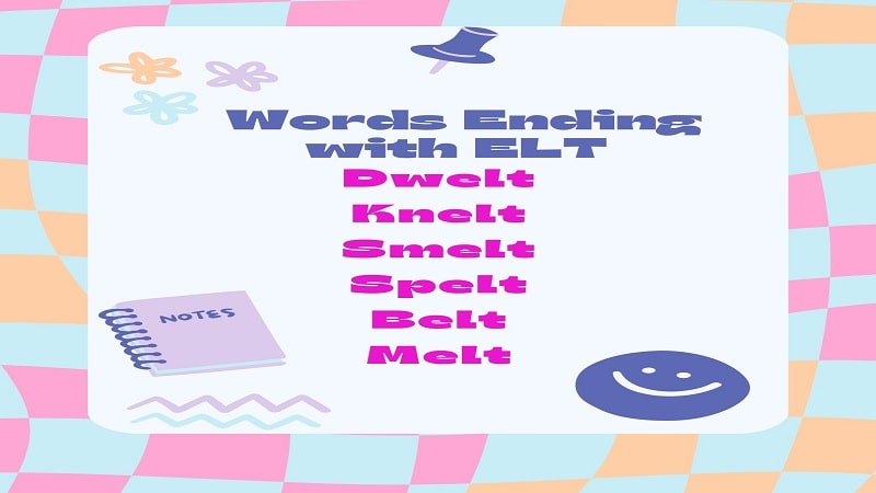 5-Letter Words Ending in 'elt'