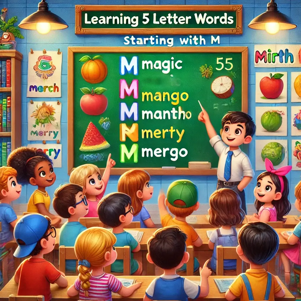 5 Letter Words Starting with "M"